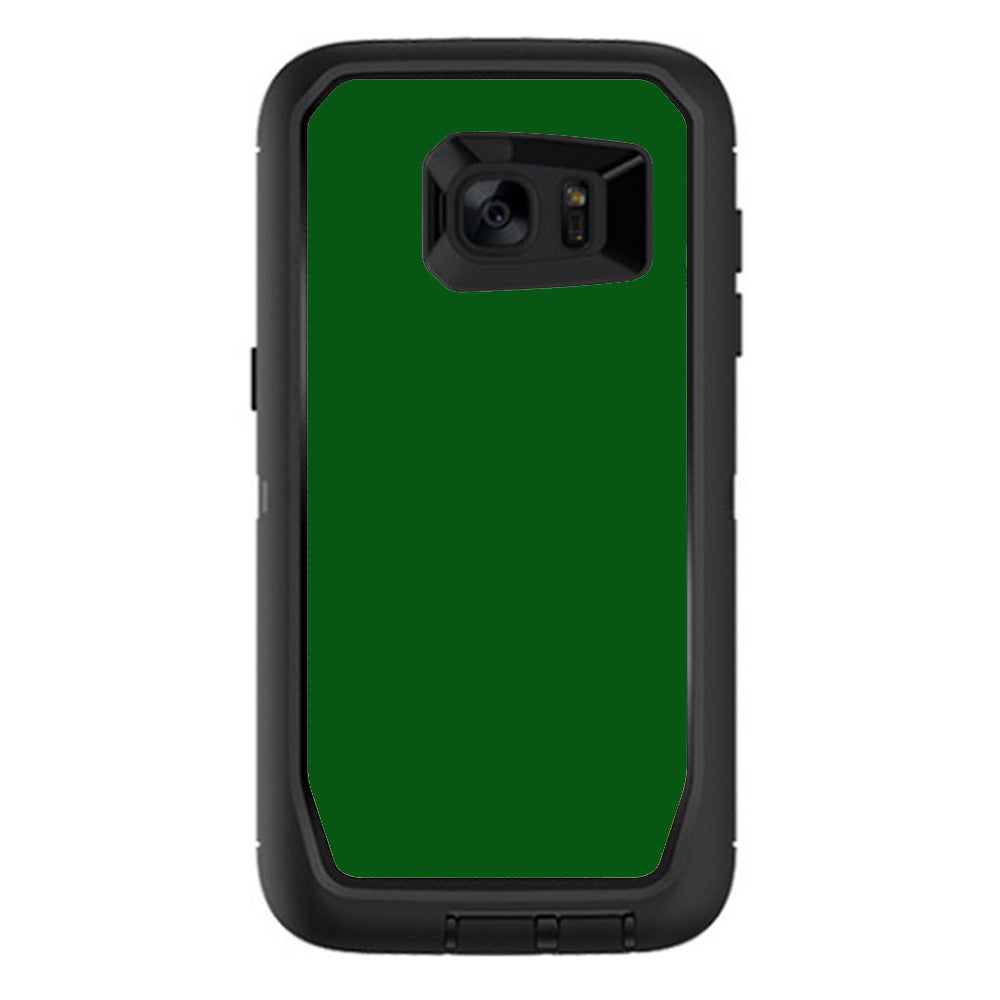  Solid Green,Hunter Green Otterbox Defender Samsung Galaxy S7 Edge Skin