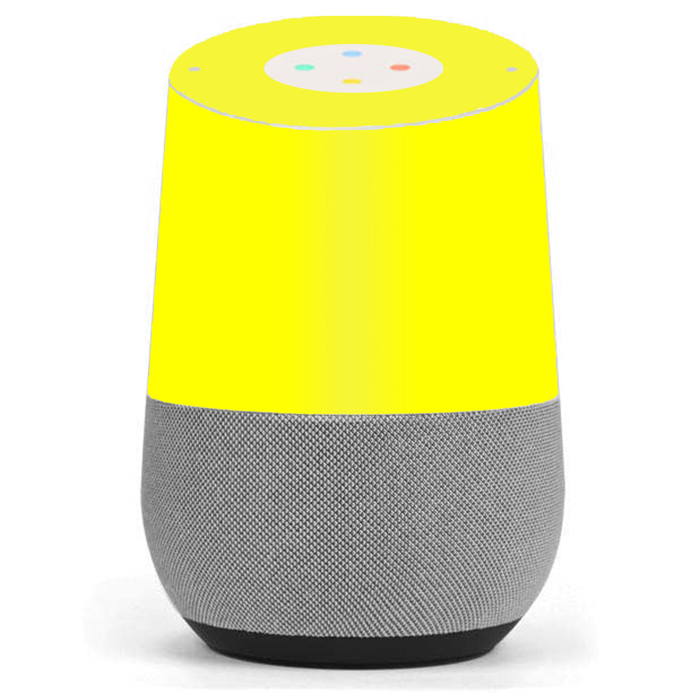  Bright Yellow Google Home Skin