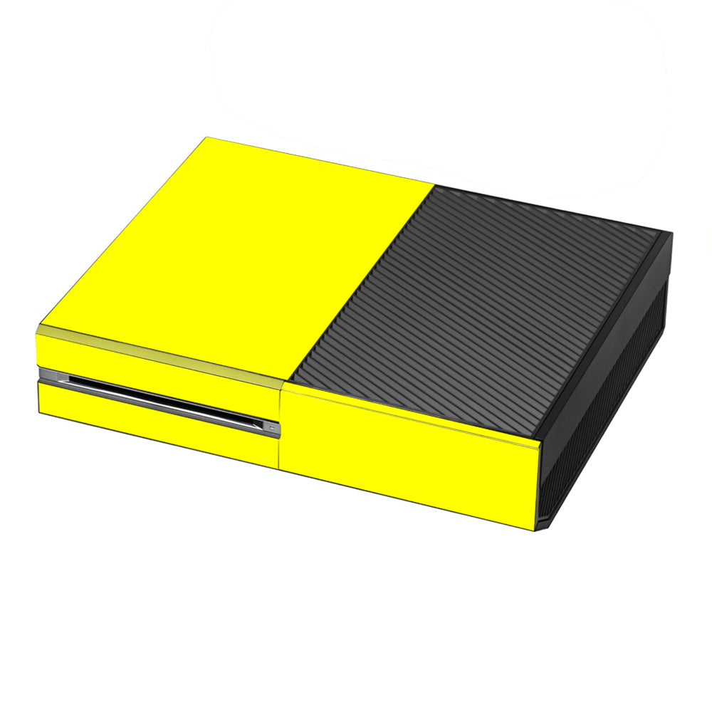  Bright Yellow Microsoft Xbox One Skin