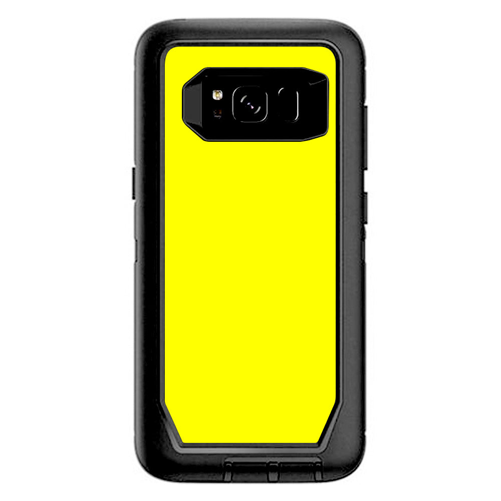  Bright Yellow Otterbox Defender Samsung Galaxy S8 Skin