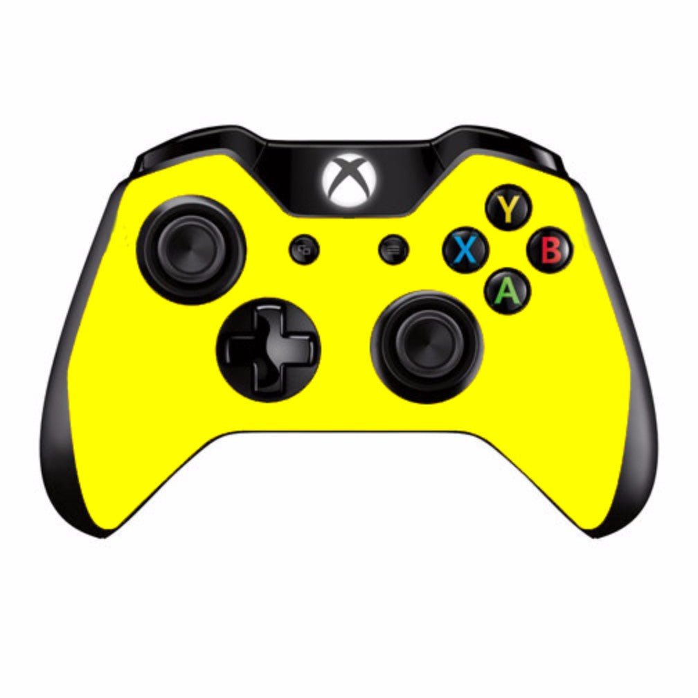  Bright Yellow Microsoft Xbox One Controller Skin