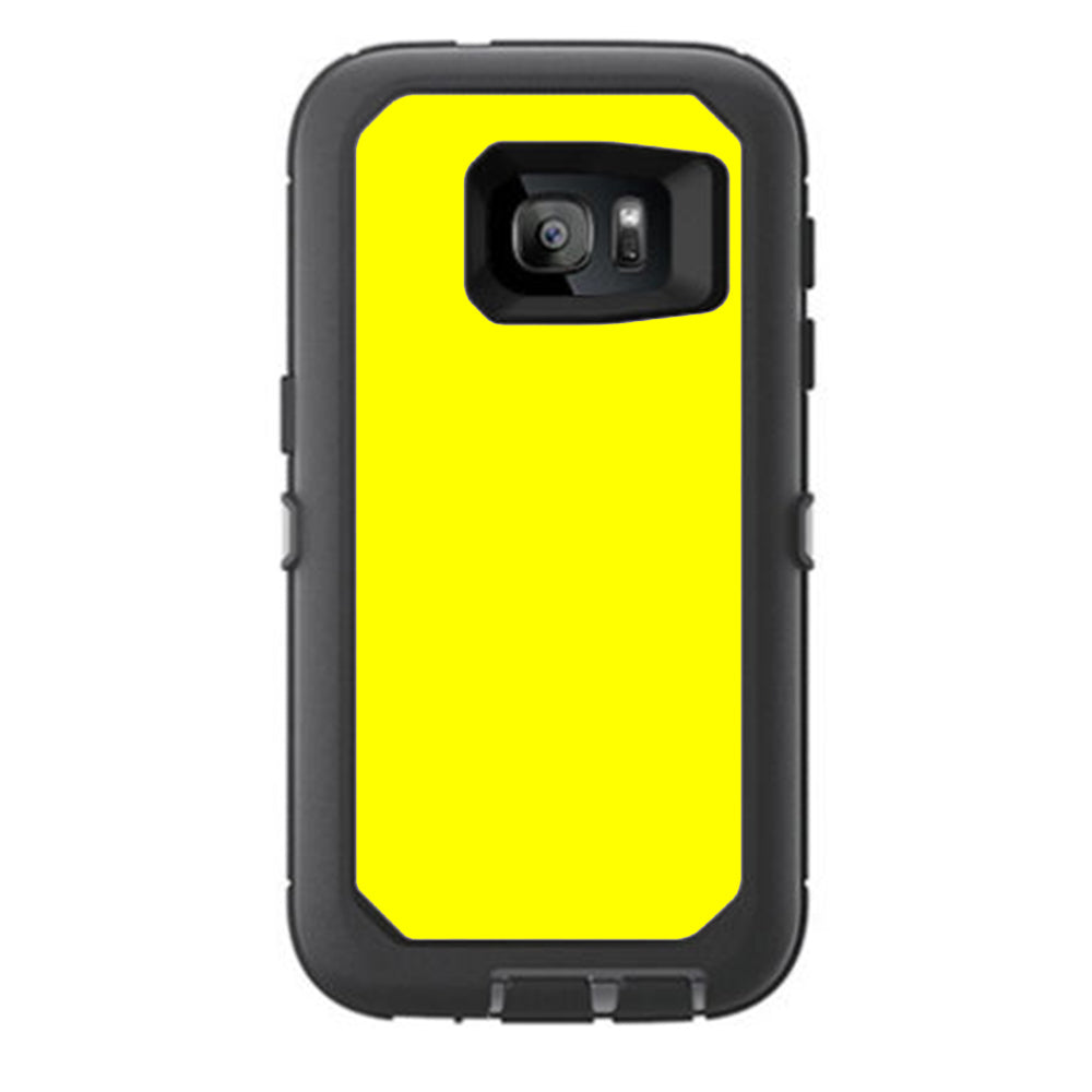  Bright Yellow Otterbox Defender Samsung Galaxy S7 Skin