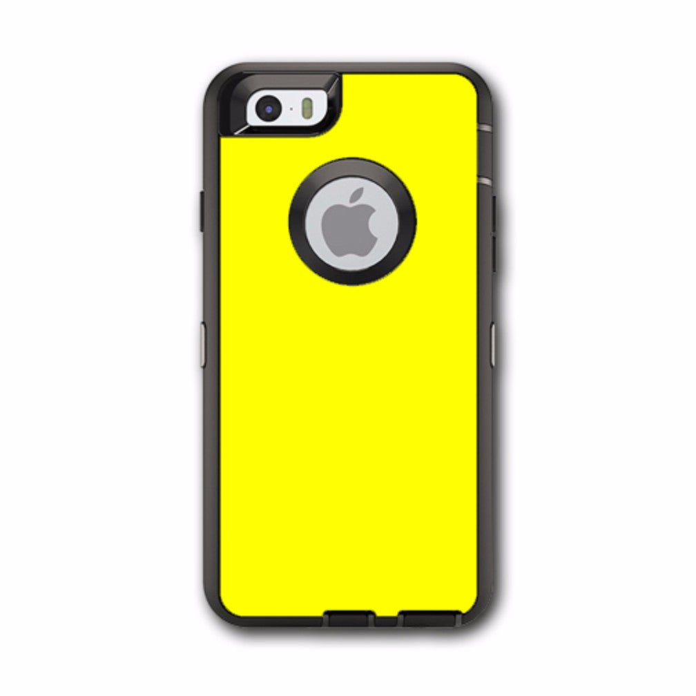  Bright Yellow Otterbox Defender iPhone 6 Skin