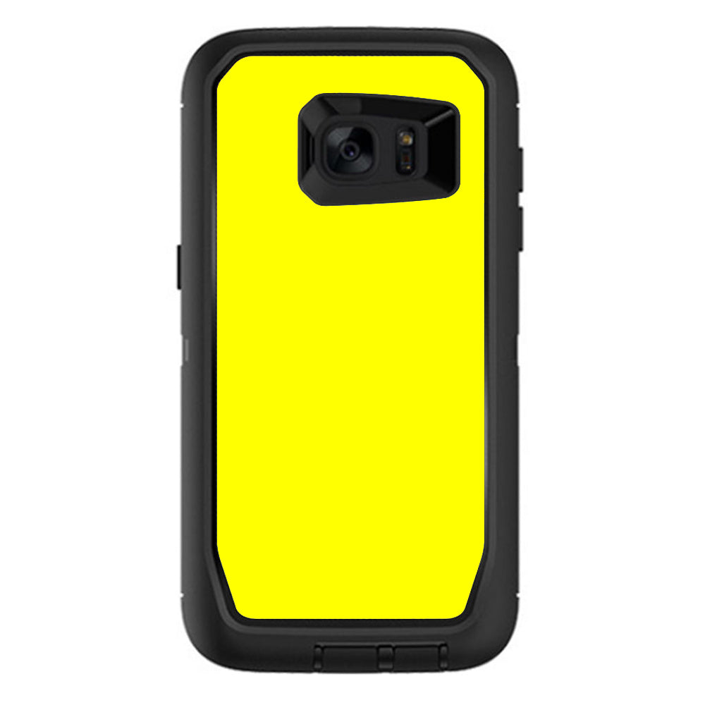  Bright Yellow Otterbox Defender Samsung Galaxy S7 Edge Skin