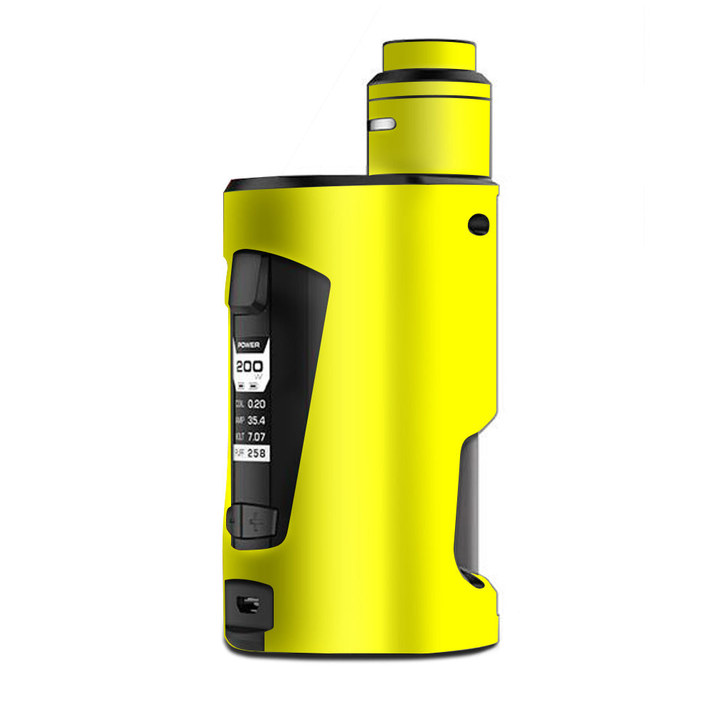  Bright Yellow G Box Squonk Geek Vape Skin
