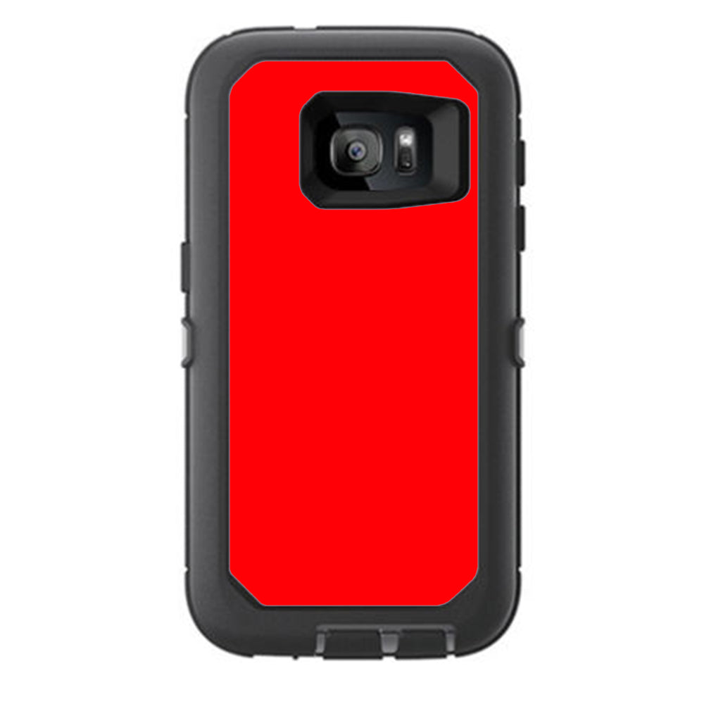  Bright Red Otterbox Defender Samsung Galaxy S7 Skin