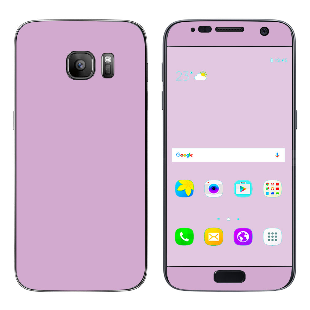  Solid Purple Samsung Galaxy S7 Skin