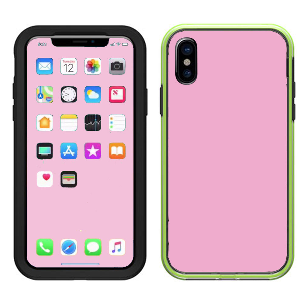  Subtle Pink Lifeproof Slam Case iPhone X Skin