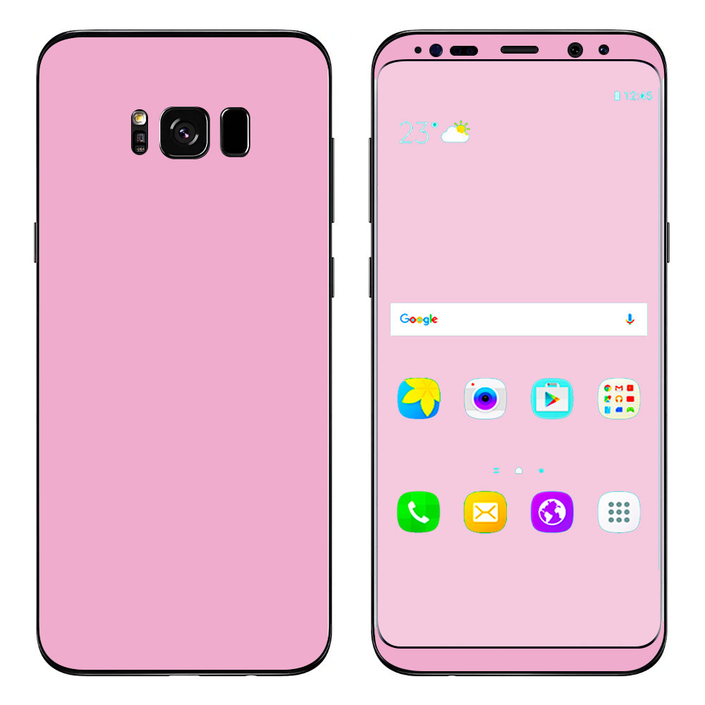  Subtle Pink Samsung Galaxy S8 Skin