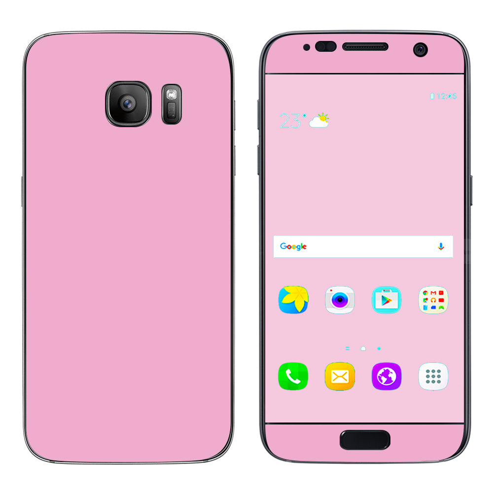  Subtle Pink Samsung Galaxy S7 Skin