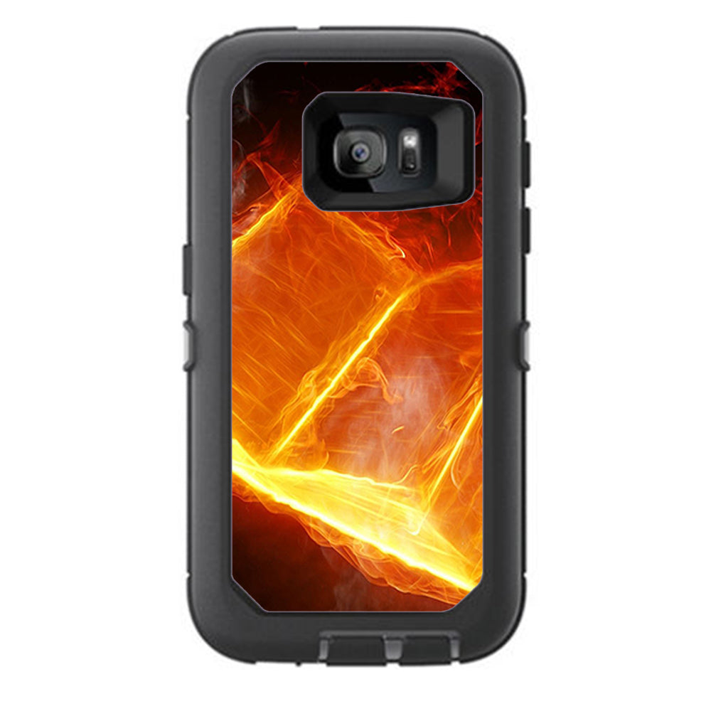  Fire, Flames Otterbox Defender Samsung Galaxy S7 Skin