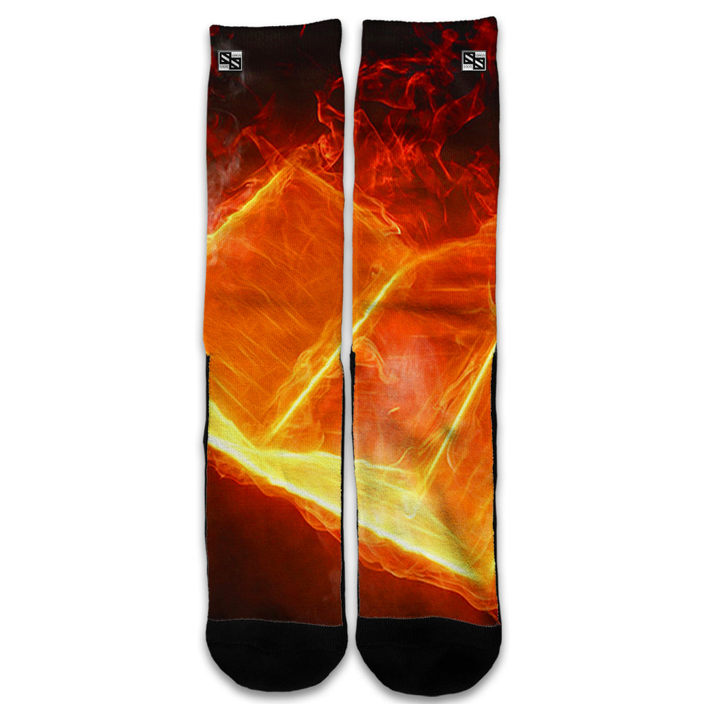  Fire, Flames Universal Socks