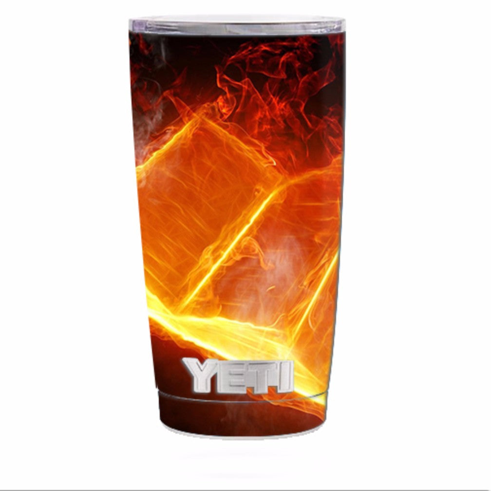  Fire, Flames Yeti 20oz Rambler Tumbler Skin