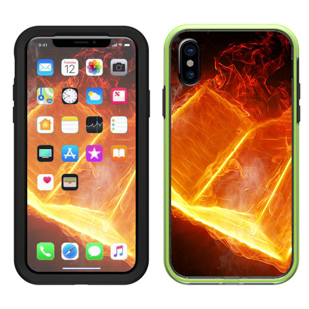  Fire, Flames Lifeproof Slam Case iPhone X Skin