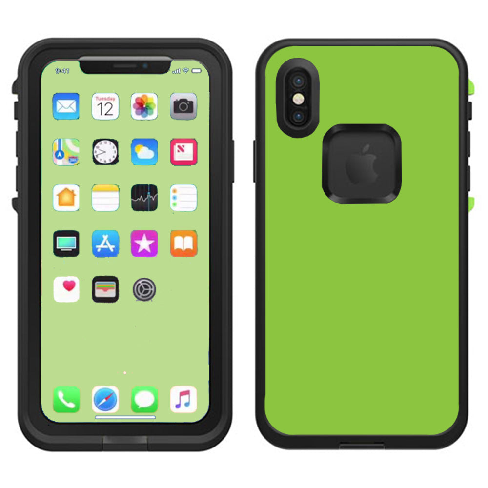  Lime Green  Lifeproof Fre Case iPhone X Skin