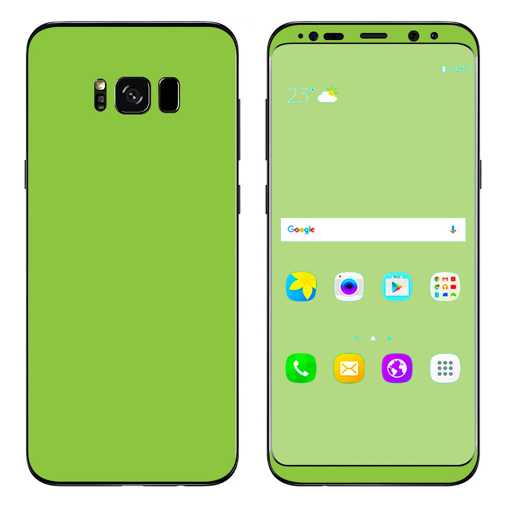  Lime Green  Samsung Galaxy S8 Skin