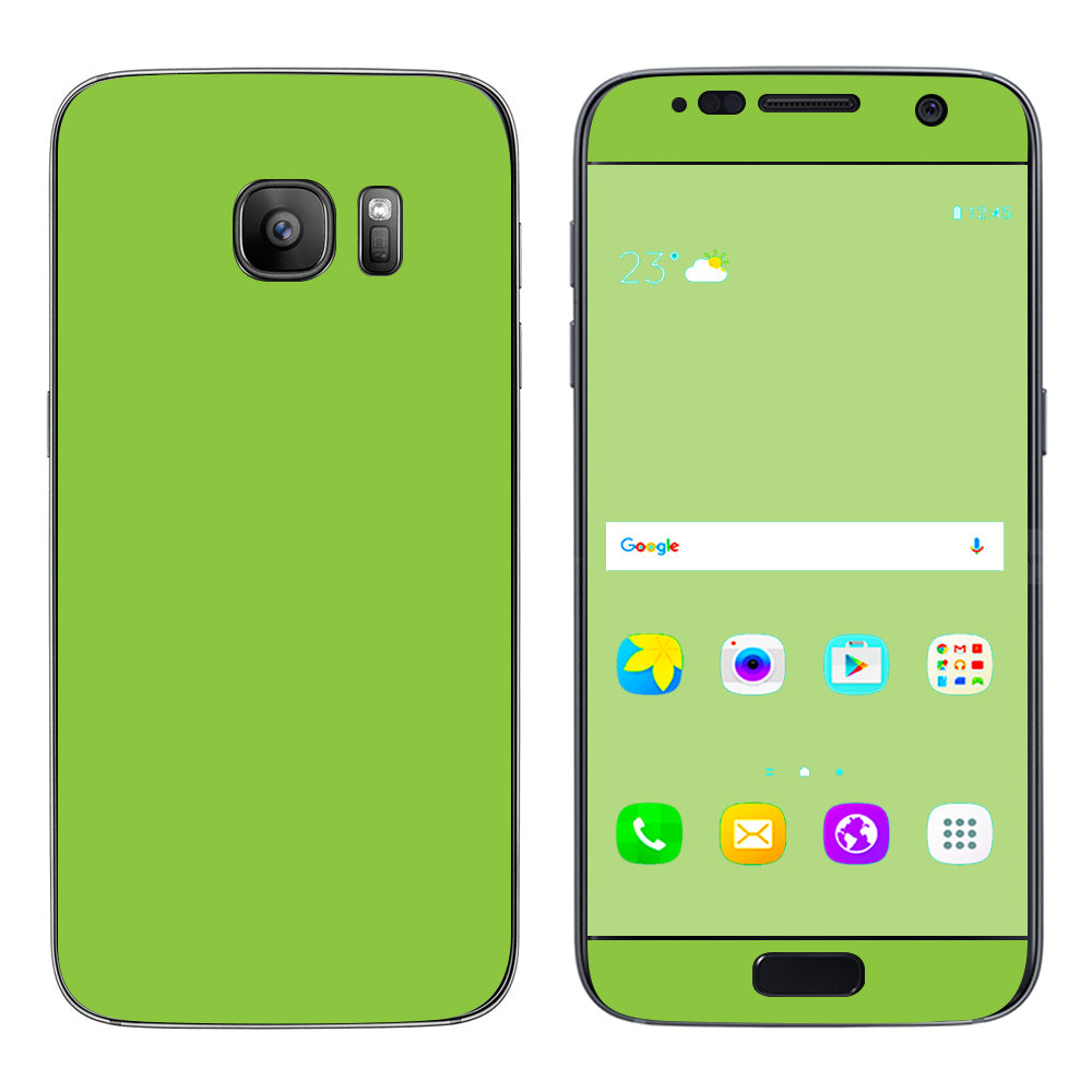  Lime Green  Samsung Galaxy S7 Skin