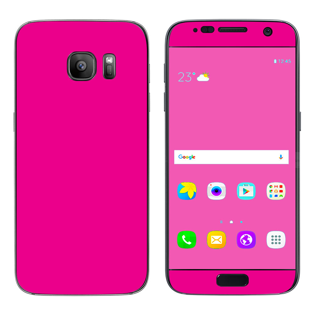  Hot Pink Samsung Galaxy S7 Skin