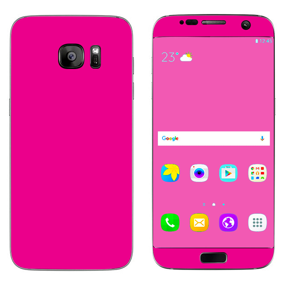  Hot Pink Samsung Galaxy S7 Edge Skin