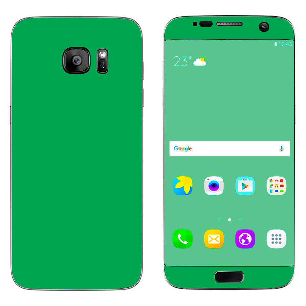  Light Green Samsung Galaxy S7 Edge Skin