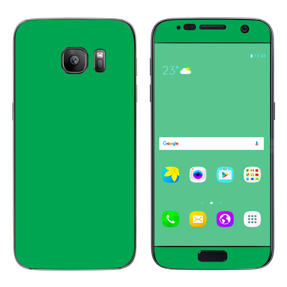  Light Green Samsung Galaxy S7 Skin