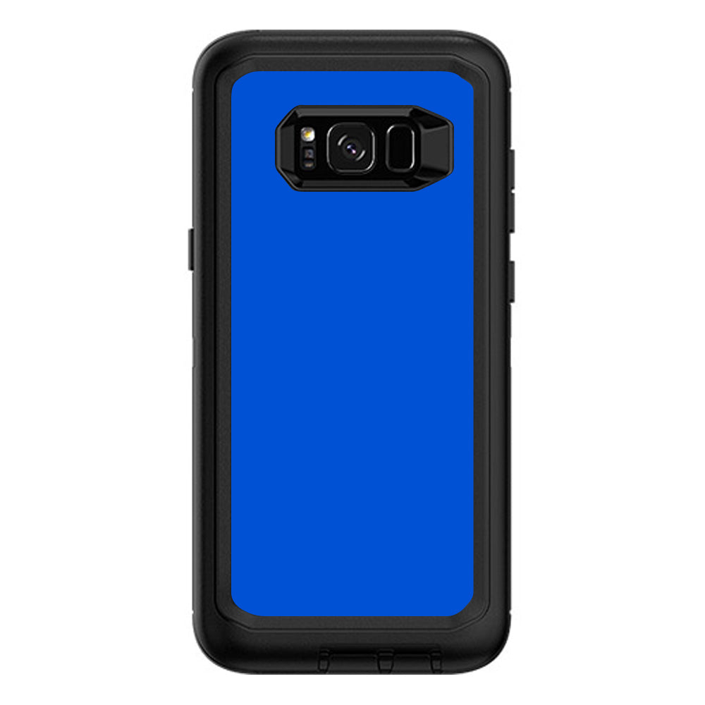  Solid Blue Otterbox Defender Samsung Galaxy S8 Plus Skin