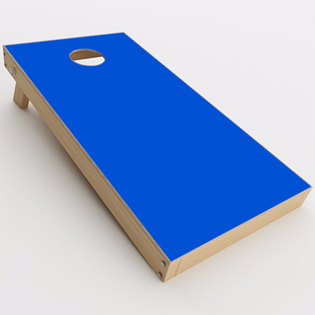  Solid Blue Cornhole Game Boards  Skin