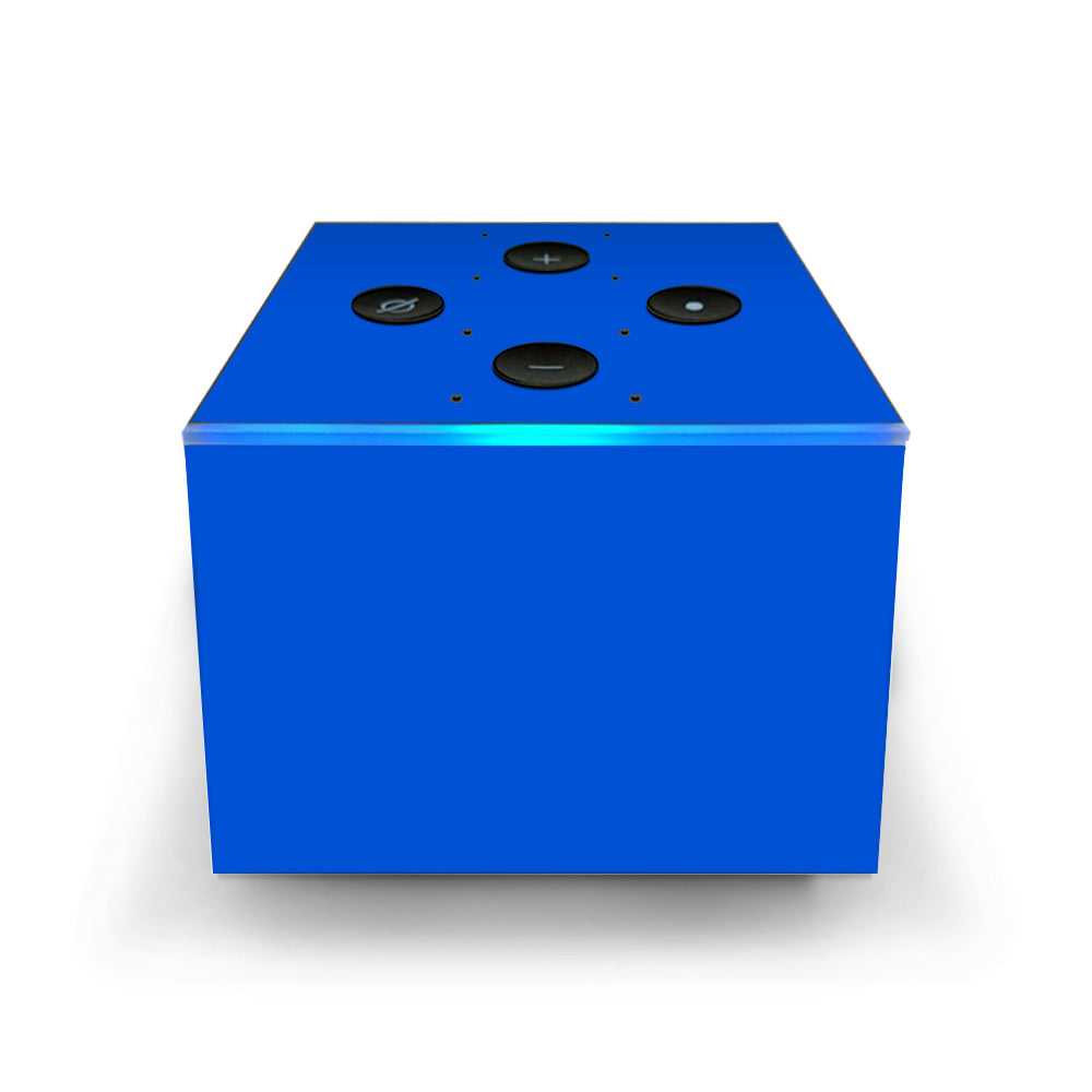  Solid Blue Amazon Fire TV Cube Skin