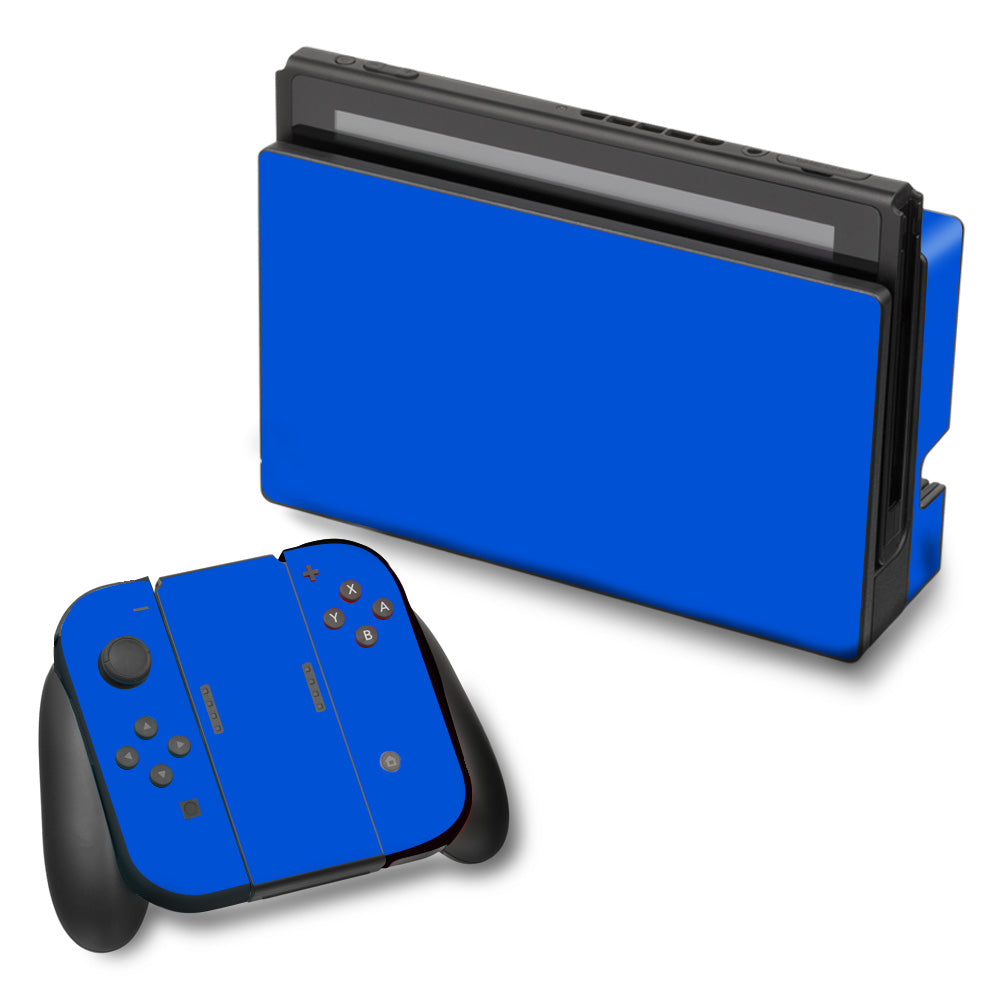  Solid Blue Nintendo Switch Skin