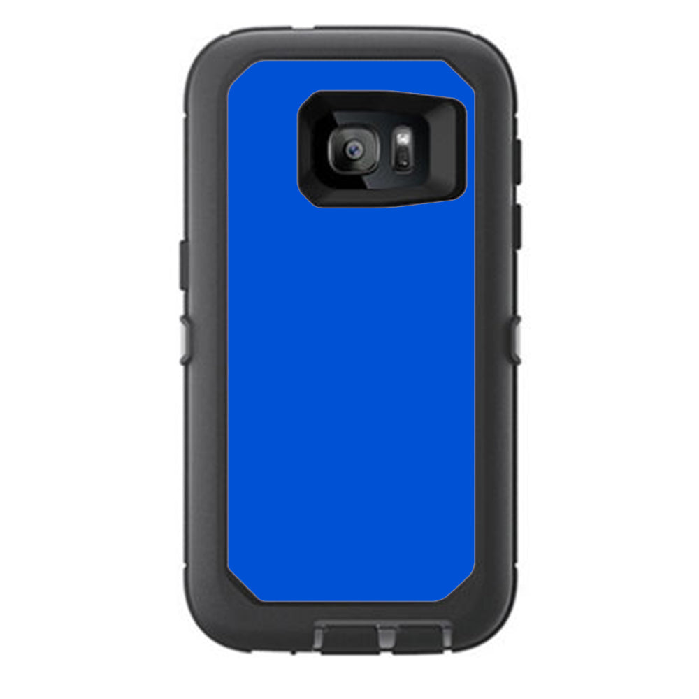  Solid Blue Otterbox Defender Samsung Galaxy S7 Skin