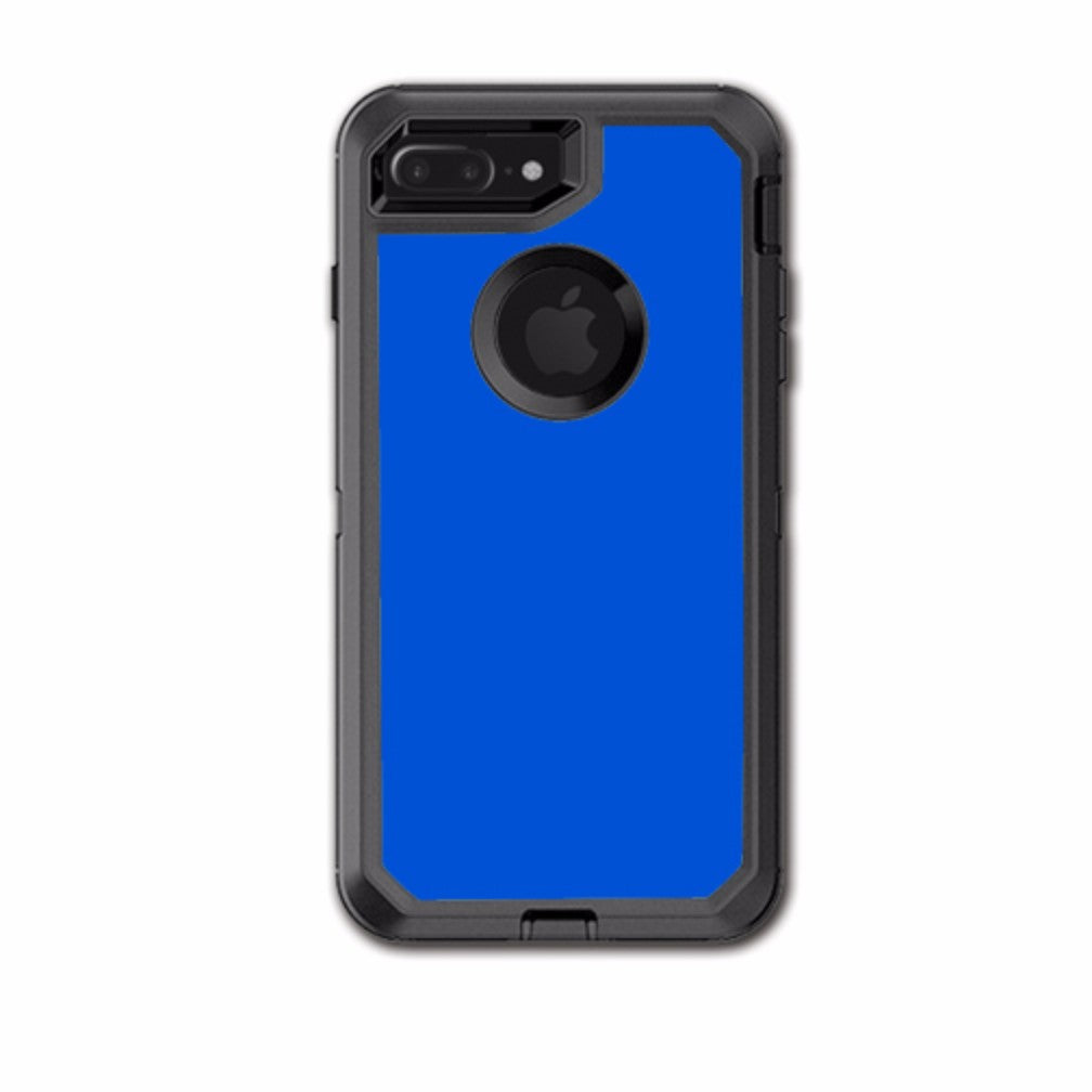  Solid Blue Otterbox Defender iPhone 7+ Plus or iPhone 8+ Plus Skin