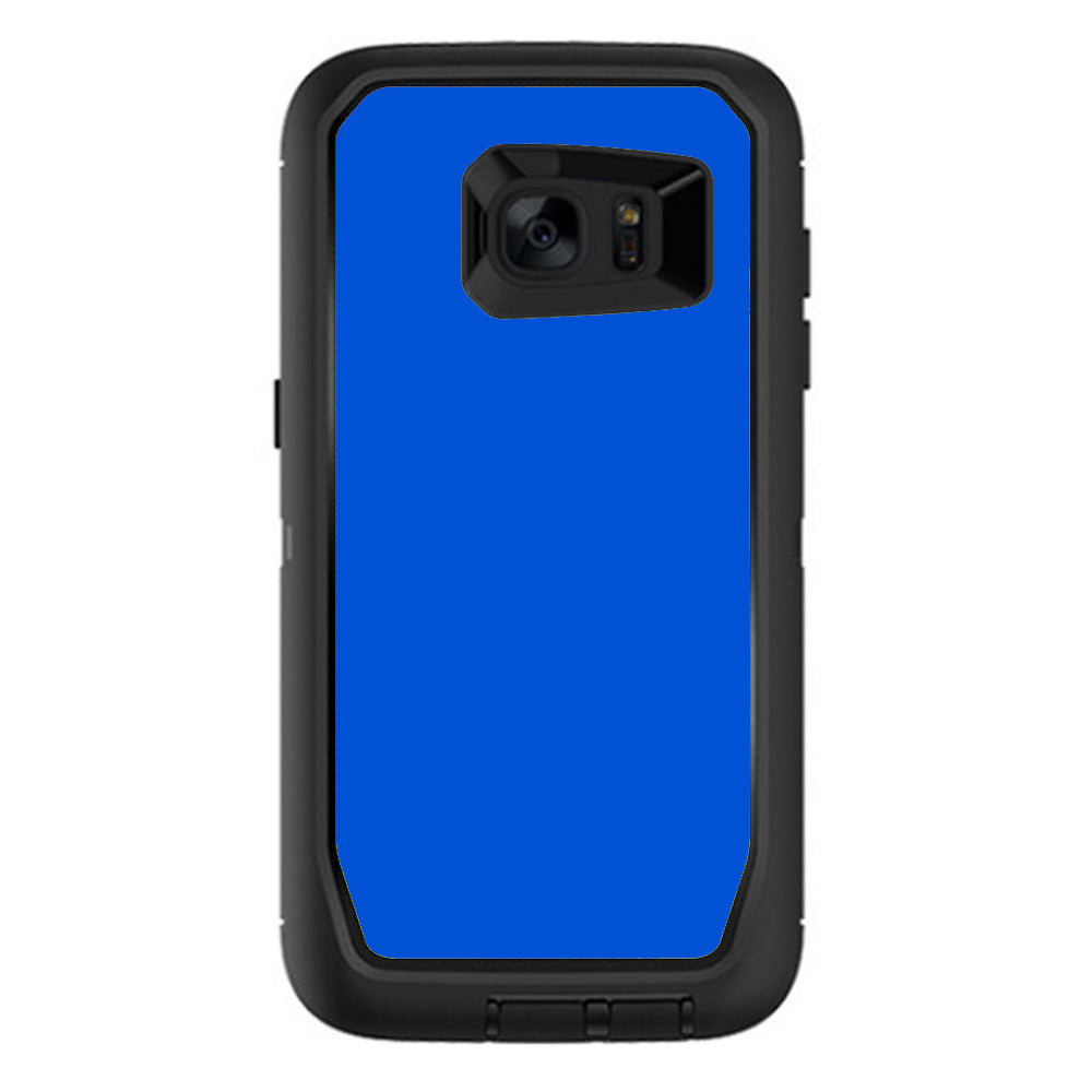  Solid Blue Otterbox Defender Samsung Galaxy S7 Edge Skin