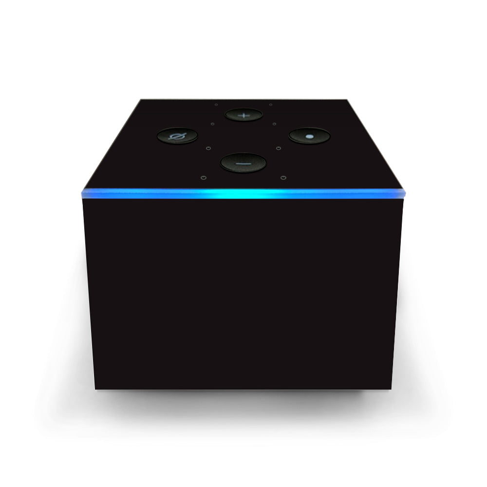  Solid Black Amazon Fire TV Cube Skin