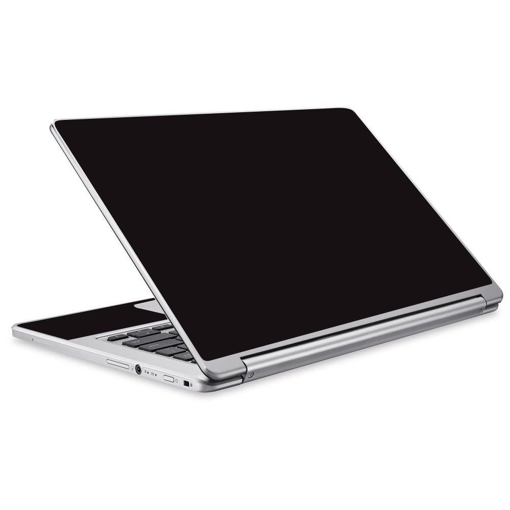  Solid Black Acer Chromebook R13 Skin