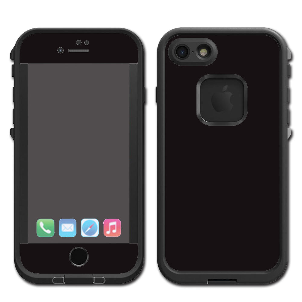  Solid Black Lifeproof Fre iPhone 7 or iPhone 8 Skin