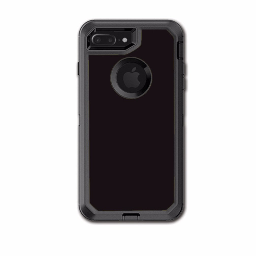  Solid Black Otterbox Defender iPhone 7+ Plus or iPhone 8+ Plus Skin