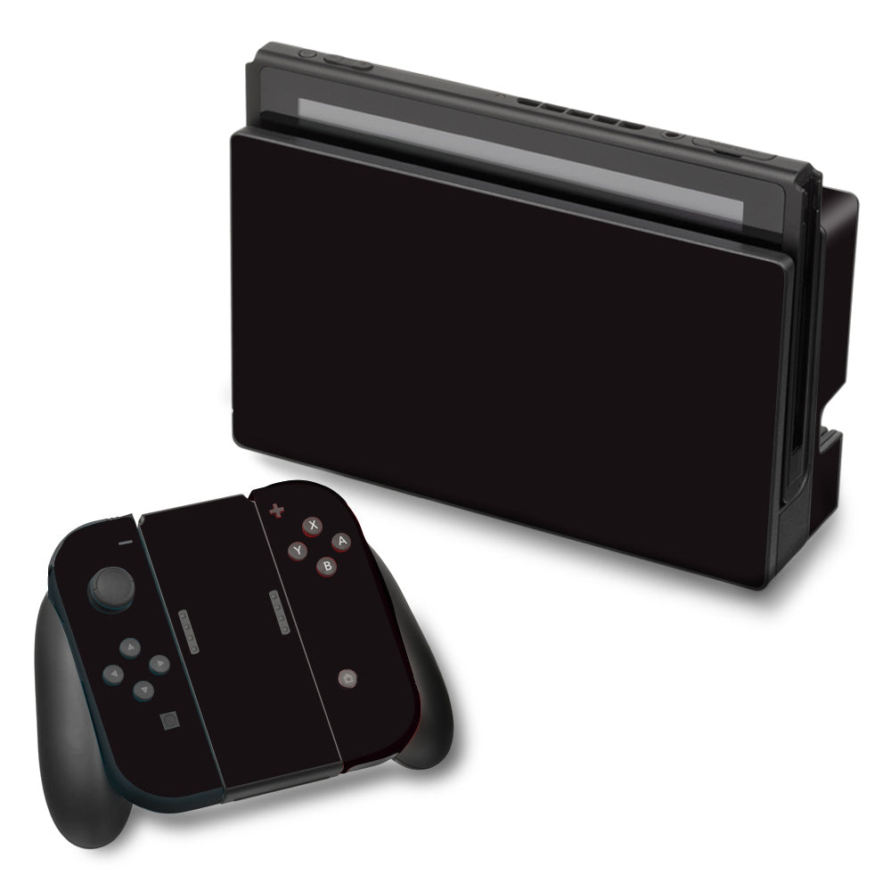  Solid Black Nintendo Switch Skin