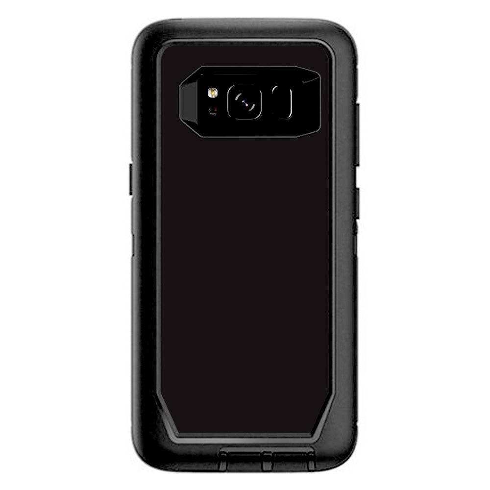  Solid Black Otterbox Defender Samsung Galaxy S8 Skin