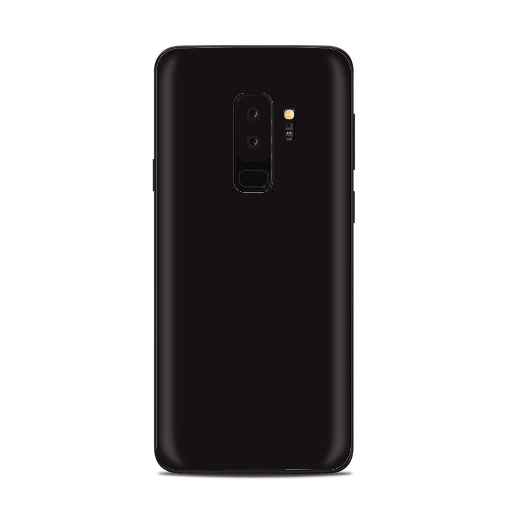  Solid Black Samsung Galaxy S9 Plus Skin