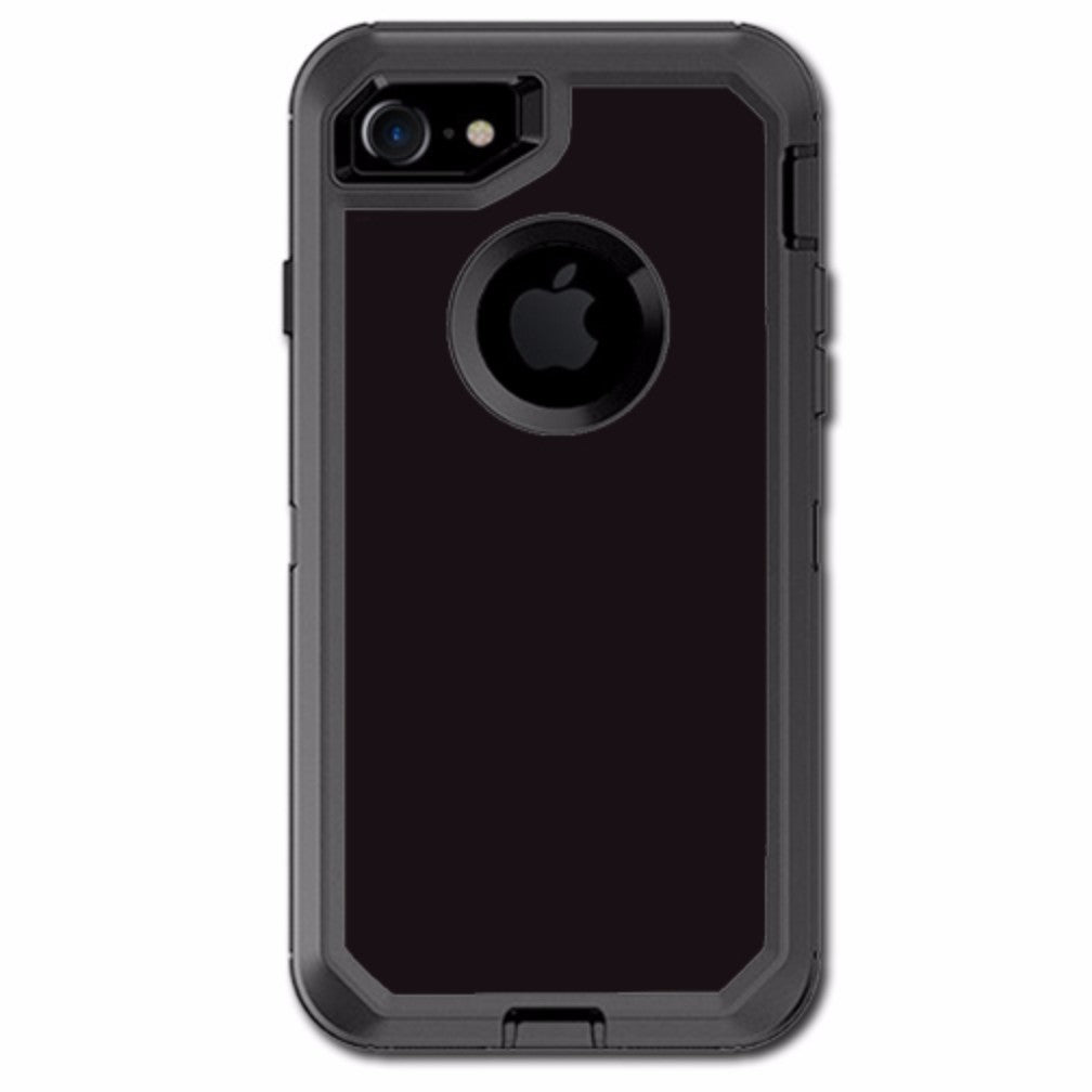  Solid Black Otterbox Defender iPhone 7 or iPhone 8 Skin