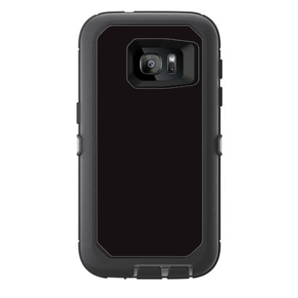  Solid Black Otterbox Defender Samsung Galaxy S7 Skin