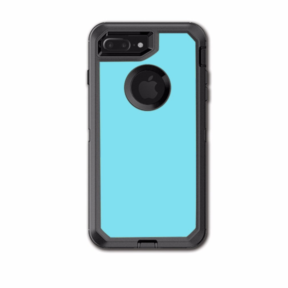  Baby Blue Color Otterbox Defender iPhone 7+ Plus or iPhone 8+ Plus Skin