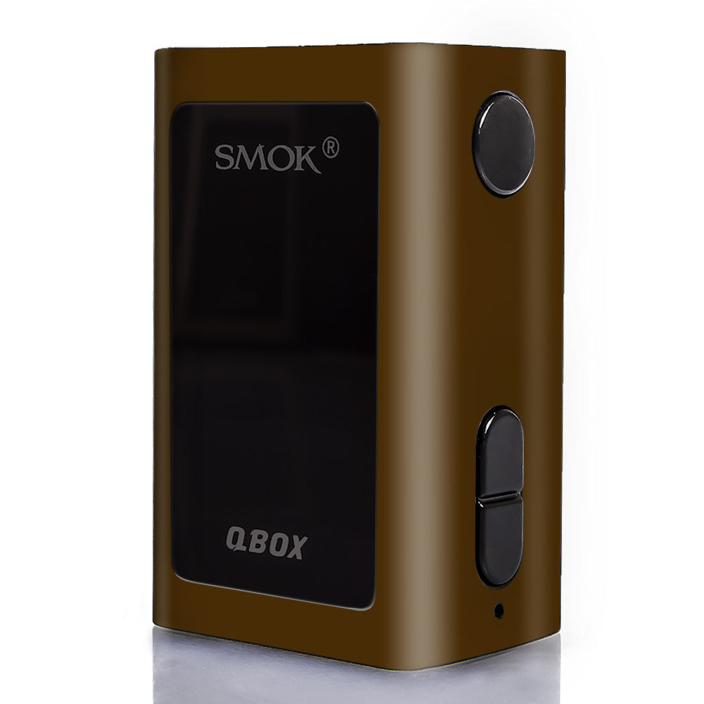  Solid Brown Smok Q-Box Skin