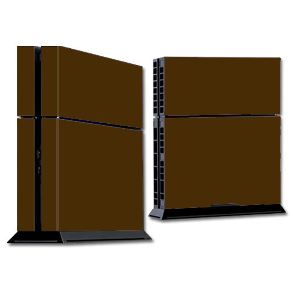  Solid Brown Sony Playstation PS4 Skin