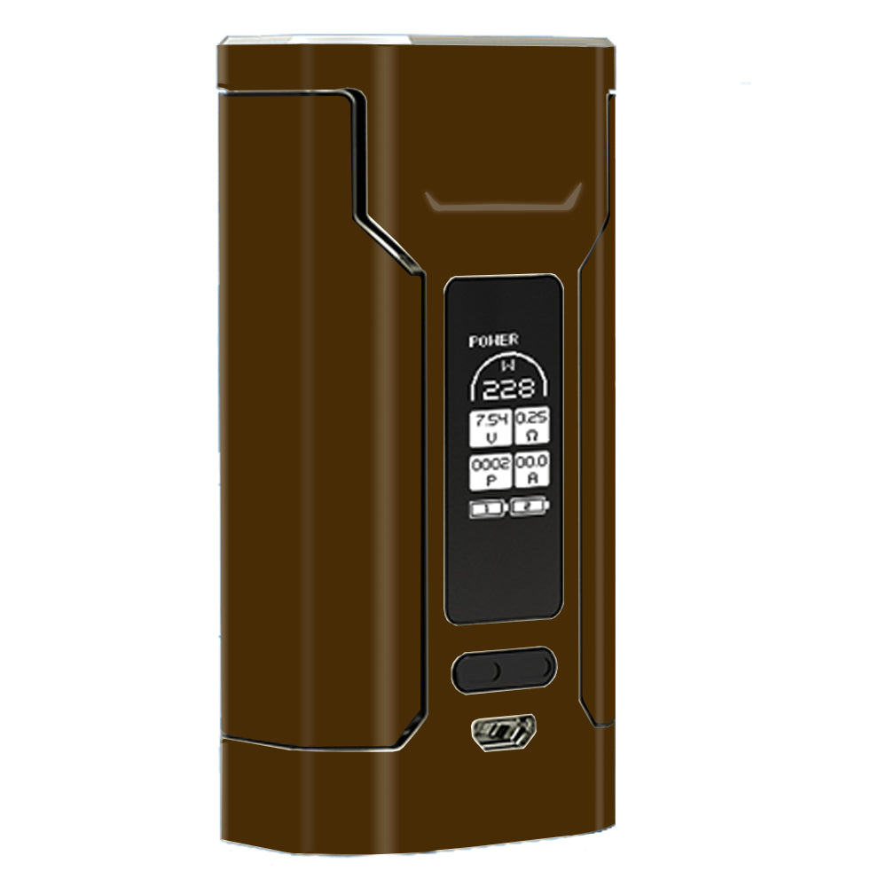  Solid Brown Wismec Predator 228 Skin