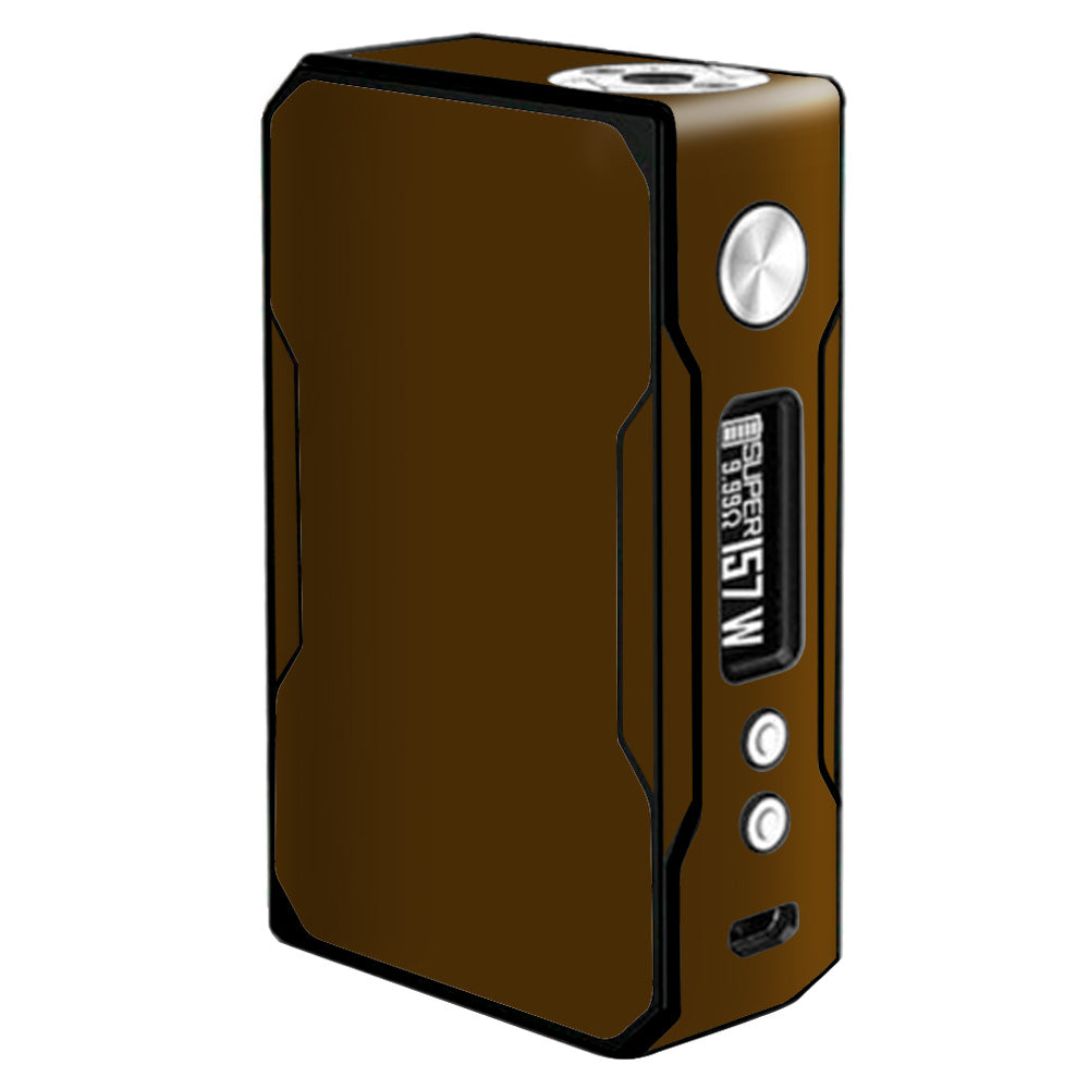  Solid Brown Voopoo Drag 157w Skin