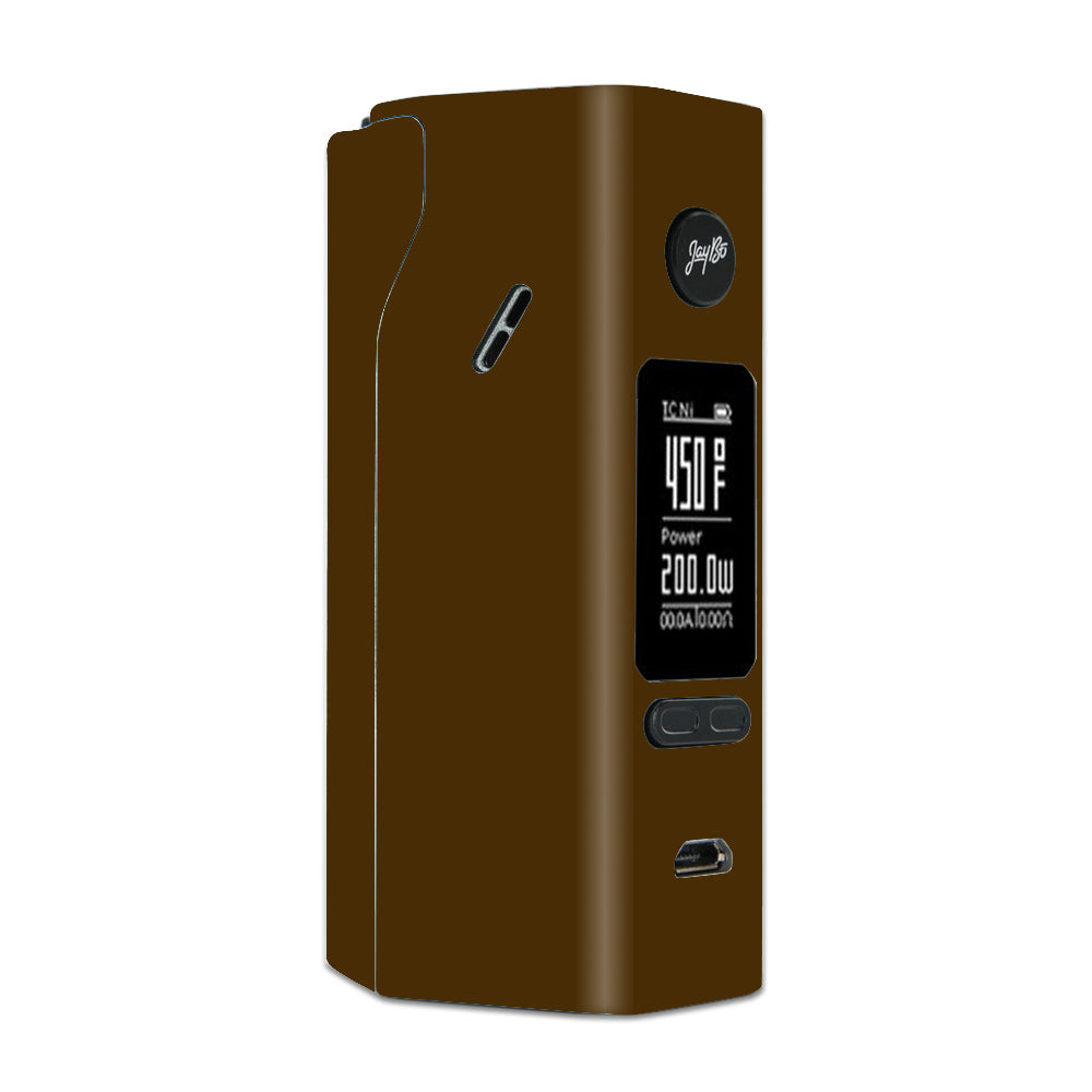  Solid Brown Wismec Reuleaux RX 2/3 combo kit Skin