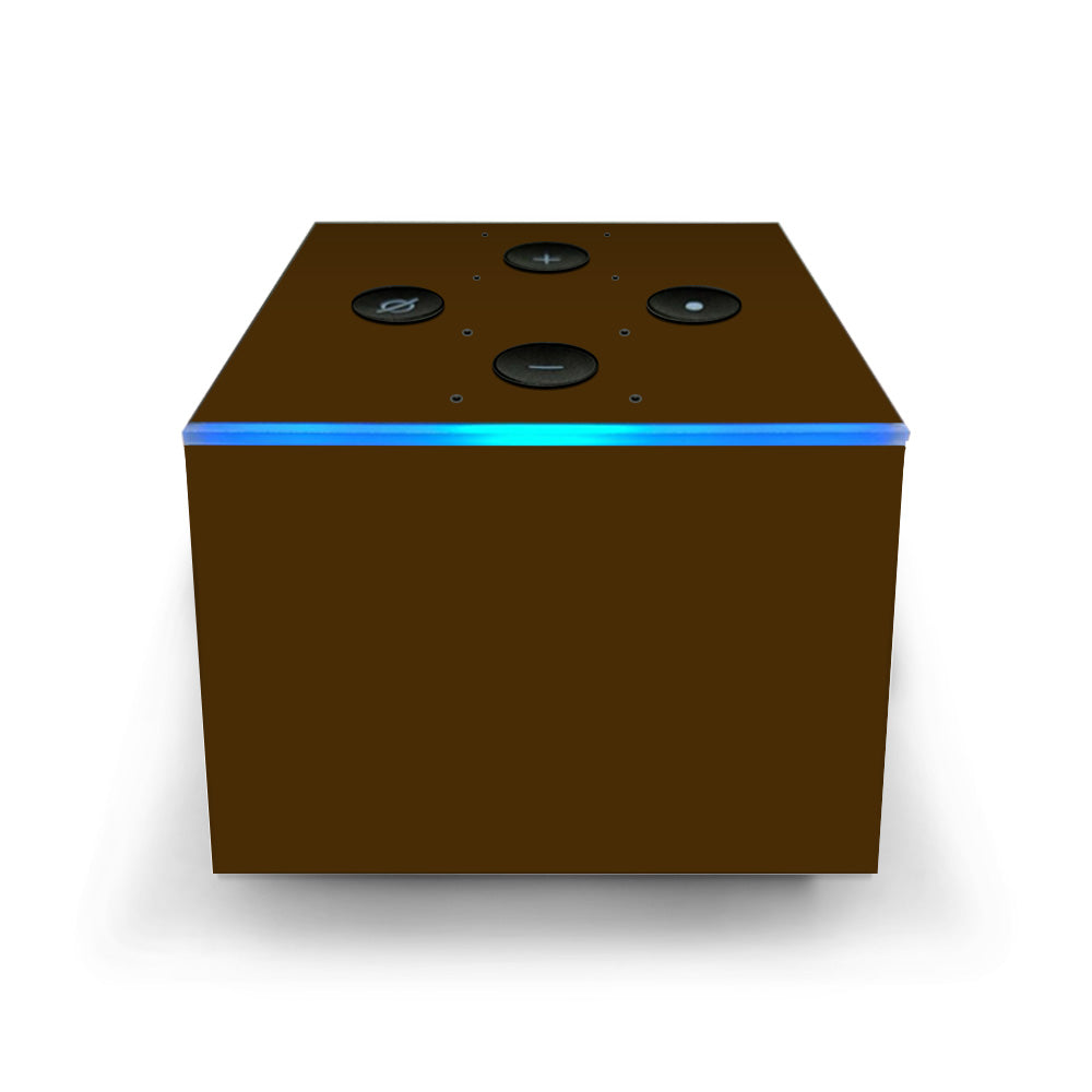  Solid Brown Amazon Fire TV Cube Skin