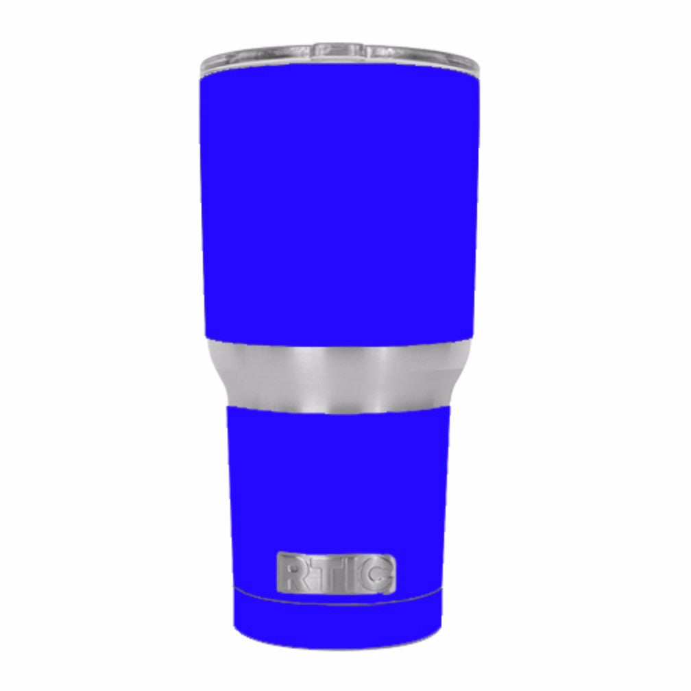  Bright Blue RTIC 30oz Tumbler Skin