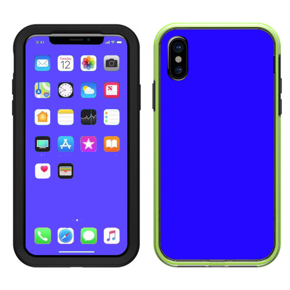  Bright Blue Lifeproof Slam Case iPhone X Skin